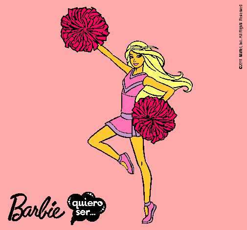 Dibujo Barbie animadora pintado por Angyyy