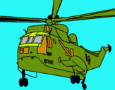 Dibujo Helicóptero al rescate pintado por jeser