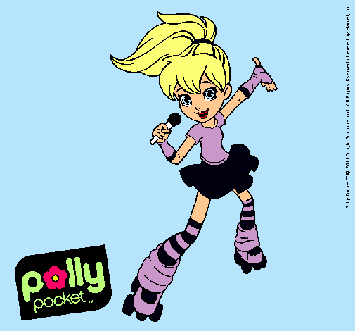 Dibujo Polly Pocket 2 pintado por aslin