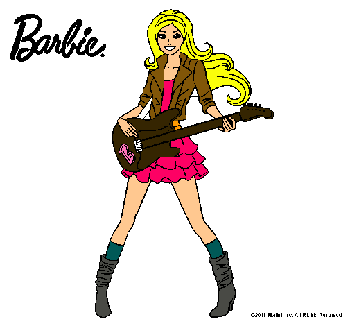 Barbie guitarrista