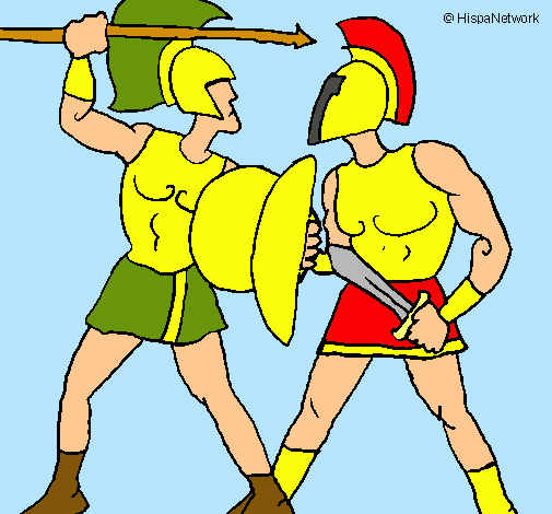 Lucha de gladiadores