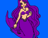 Dibujo Sirenita pintado por sofiarico