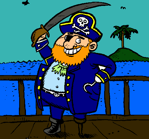 Dibujo Pirata a bordo pintado por marta97682