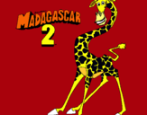 Dibujo Madagascar 2 Melman pintado por sadacfhjujjj