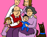 Dibujo Familia pintado por GORJIS