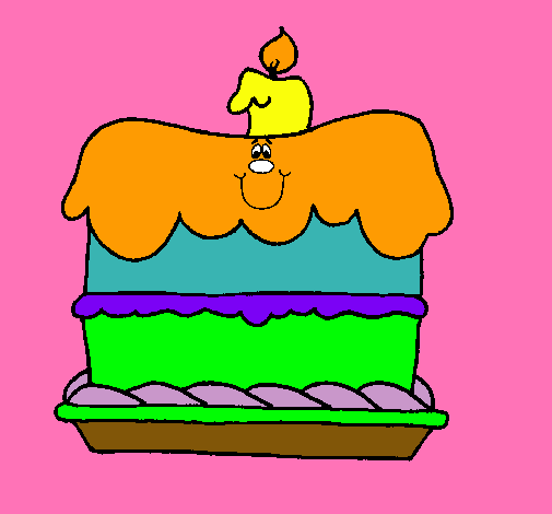 Pastel de cumpleaños