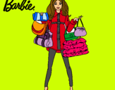 Dibujo Barbie de compras pintado por marty2000