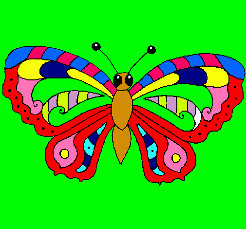 Dibujo Mariposa pintado por julita