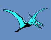 Dibujo Pterodáctilo pintado por braqueosauri