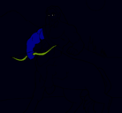 Dibujo Centauro con arco pintado por u8344yqywry7