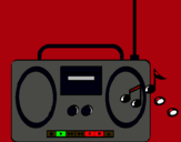 Dibujo Radio cassette 2 pintado por SofiSeltzer