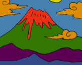 Dibujo Monte Fuji pintado por daniel4454