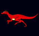 Dibujo Velociraptor pintado por ICKK