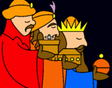 Dibujo Los Reyes Magos 3 pintado por russel