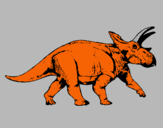 Dibujo Triceratops pintado por cgfrttf