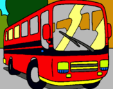 Dibujo Autobús pintado por AZPP