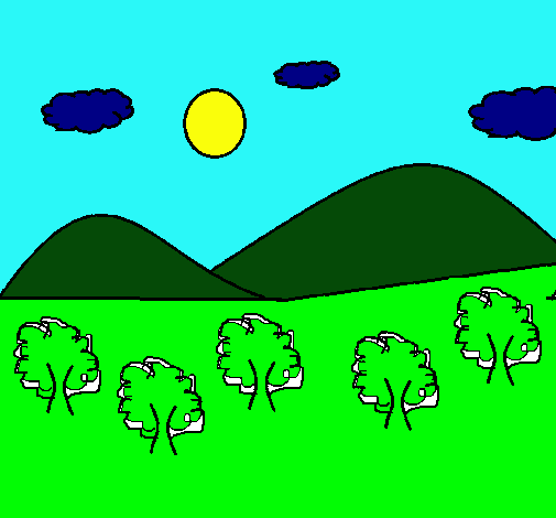 Dibujo Montañas 4 pintado por zorakzitho