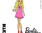 Dibujo Barbie Fashionista 3 pintado por soooooo