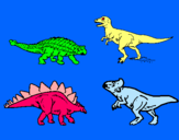 Dibujo Dinosaurios de tierra pintado por lup08