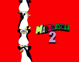 Dibujo Madagascar 2 Pingüinos pintado por llllllllllll
