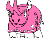Dibujo Rinoceronte pintado por tino2009