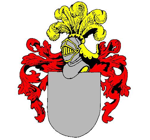 Escudo de armas y casco