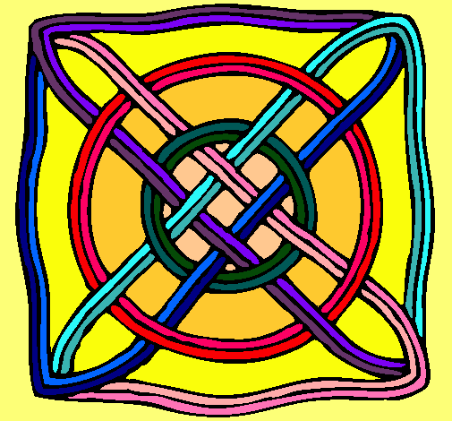 Dibujo Mandala 40 pintado por cecibelu