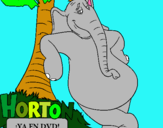 Dibujo Horton pintado por nicko