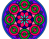 Dibujo Mandala 35 pintado por andibu