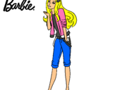 Dibujo Barbie con look casual pintado por Mrghost69