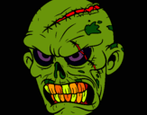 Dibujo Zombie pintado por we45yhftdj