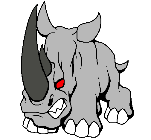 Dibujo Rinoceronte II pintado por helena9