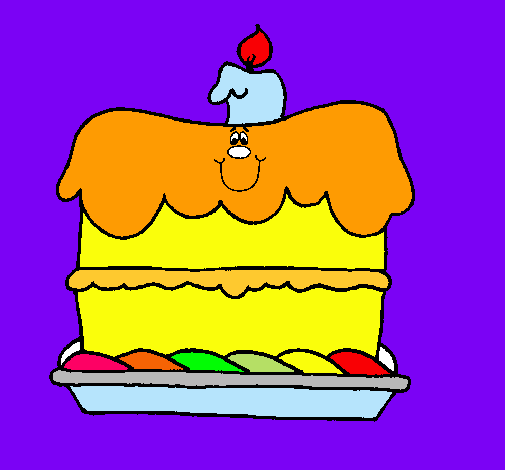 Pastel de cumpleaños