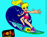 Dibujo Polly Pocket 4 pintado por surfin