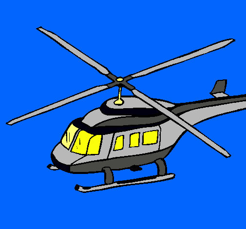 Dibujo Helicóptero  pintado por AZPP