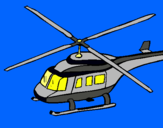 Dibujo Helicóptero  pintado por AZPP