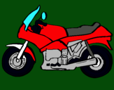 Dibujo Motocicleta pintado por usuar