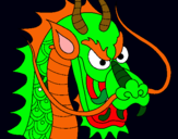 Dibujo Cabeza de dragón pintado por ARTHAS