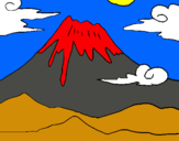 Dibujo Monte Fuji pintado por edualdo