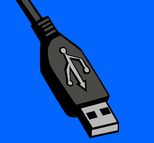 Dibujo USB pintado por yareth
