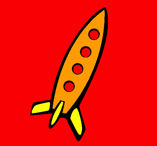 Dibujo Cohete II pintado por Dino-Jor