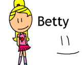 Dibujo Betty pintado por Pazitha