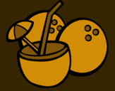 Dibujo Cóctel de coco pintado por sttaar
