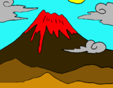 Dibujo Monte Fuji pintado por IKERALGARR