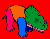 Dibujo Triceratops II pintado por crsitebnhjgf