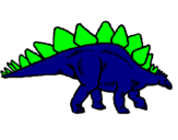 Dibujo Stegosaurus pintado por sebaslen