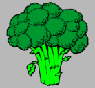 Dibujo Brócoli pintado por elizhabet