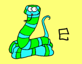 Dibujo Serpiente pintado por Aniiss