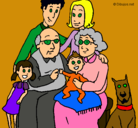 Dibujo Familia pintado por Manoloko