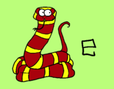 Dibujo Serpiente pintado por Anaconda